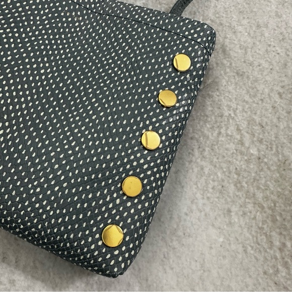 NWT Hammitt Duke Triple Compartment Crossbody Bag, Bay Blue Snake Leather - Picture 13 of 16